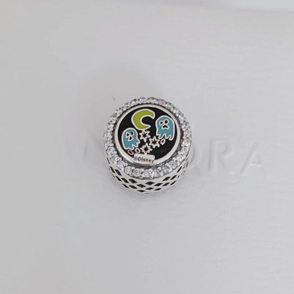 Pandora Parks Halloween Mickey Peek A Boo Ghost Mouse Exclusive Bead Charm S925 - Picture 5 of 5